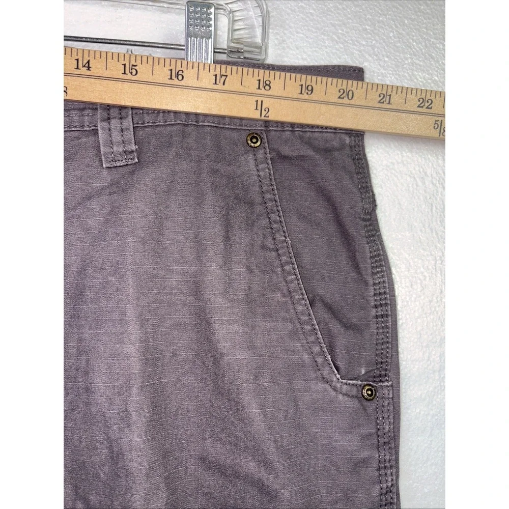 Key‎ Mens Carpenter Jeans 40X30 Double Knee Gray Work Pants Ripstop Outdoor